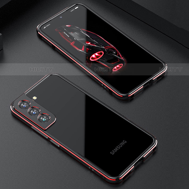 Handyhülle Hülle Luxus Aluminium Metall Rahmen Tasche für Samsung Galaxy S21 FE 5G