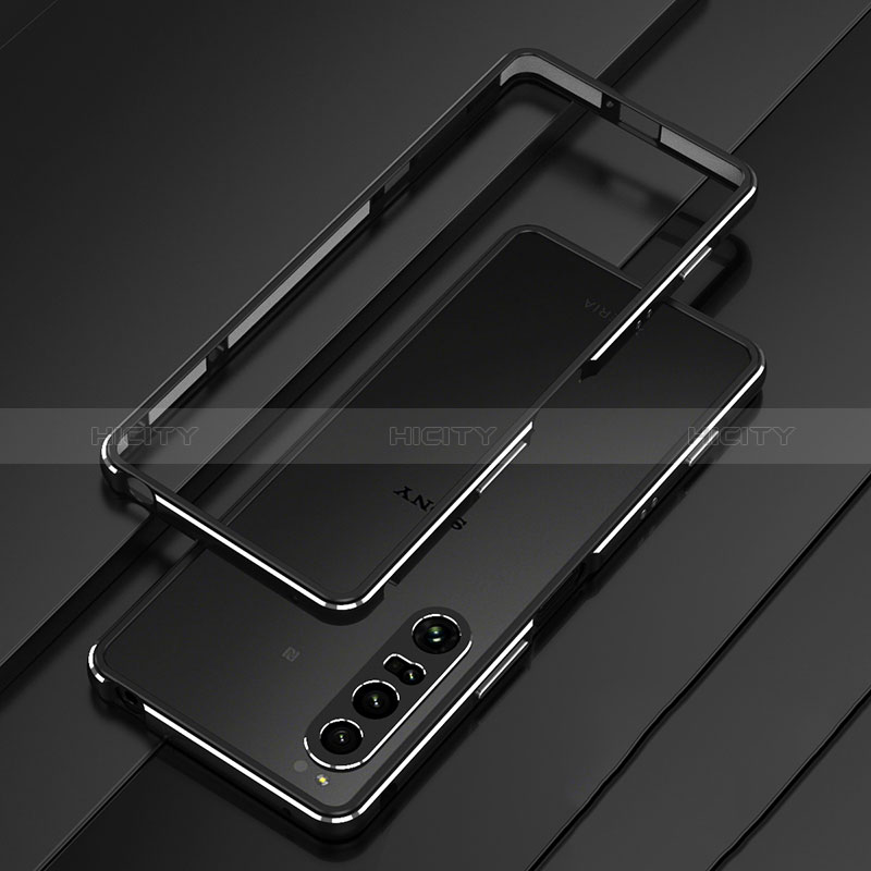 Handyhülle Hülle Luxus Aluminium Metall Rahmen Tasche für Sony Xperia 1 IV groß
