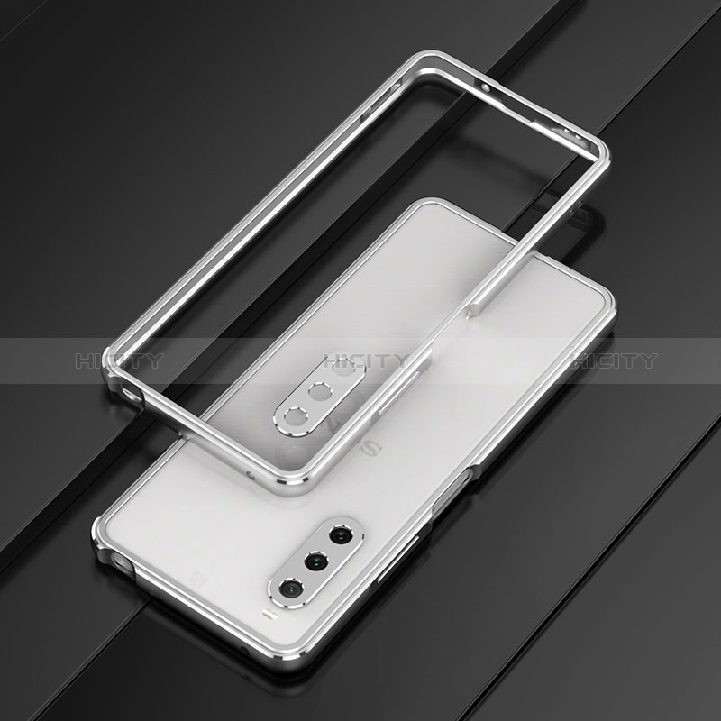 Handyhülle Hülle Luxus Aluminium Metall Rahmen Tasche für Sony Xperia 10 V