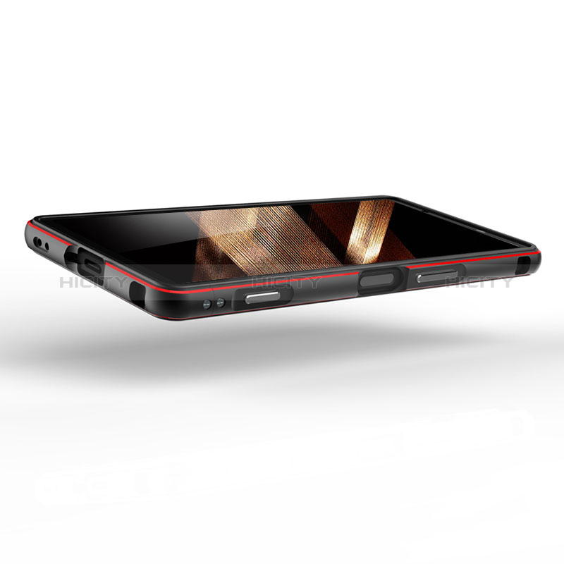 Handyhülle Hülle Luxus Aluminium Metall Rahmen Tasche für Sony Xperia 5 V groß