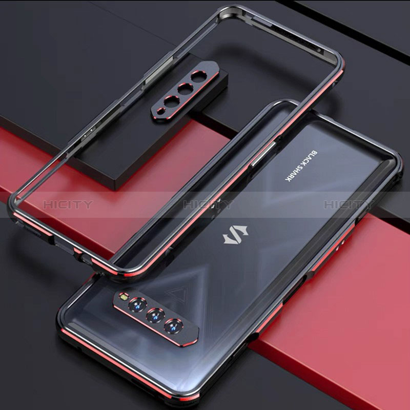 Handyhülle Hülle Luxus Aluminium Metall Rahmen Tasche für Xiaomi Black Shark 4S 5G