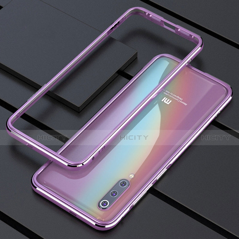 Handyhülle Hülle Luxus Aluminium Metall Rahmen Tasche für Xiaomi Mi 9 Lite Rosegold