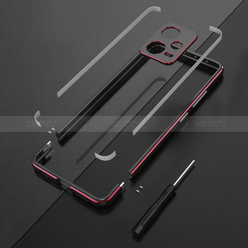 Handyhülle Hülle Luxus Aluminium Metall Rahmen Tasche für Xiaomi Redmi Note 12 Explorer groß