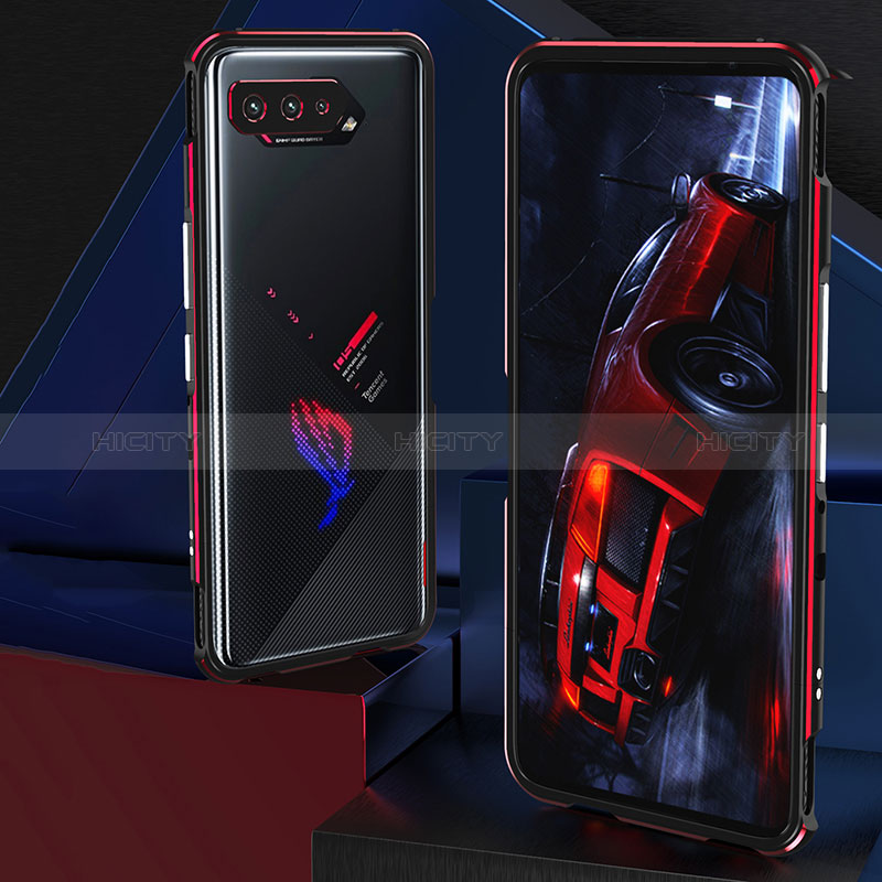 Handyhülle Hülle Luxus Aluminium Metall Rahmen Tasche JZ1 für Asus ROG Phone 5 Pro groß