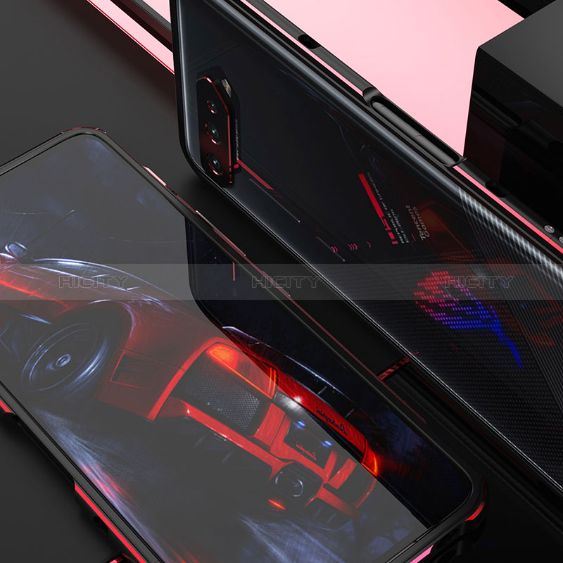 Handyhülle Hülle Luxus Aluminium Metall Rahmen Tasche JZ1 für Asus ROG Phone 5 Ultimate groß