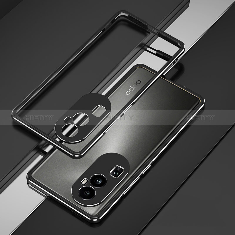 Handyhülle Hülle Luxus Aluminium Metall Rahmen Tasche JZ1 für Oppo Reno10 Pro+ Plus 5G