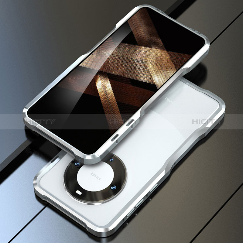 Handyhülle Hülle Luxus Aluminium Metall Rahmen Tasche LF1 für Huawei Mate 60 groß