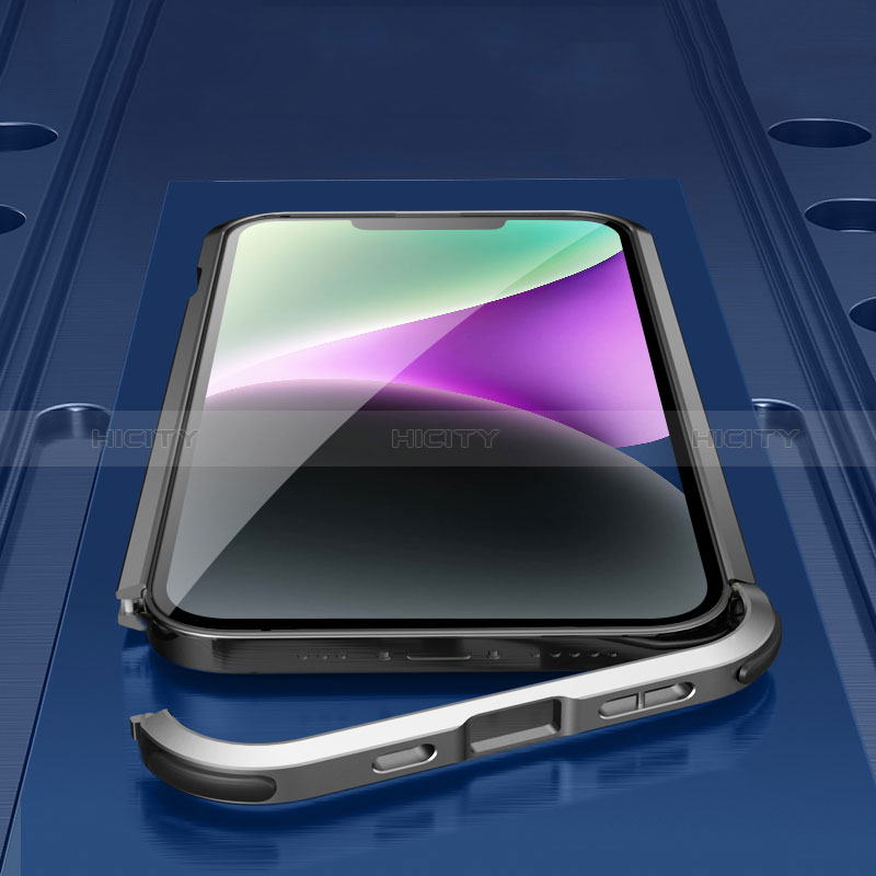 Handyhülle Hülle Luxus Aluminium Metall Rahmen Tasche LK2 für Apple iPhone 13 Pro Max