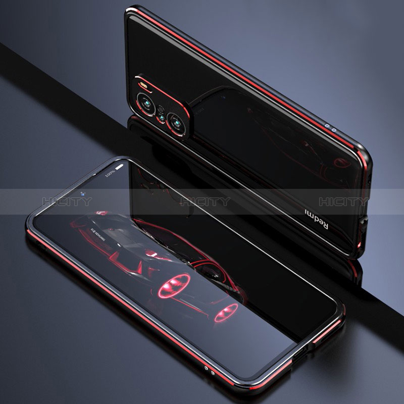 Handyhülle Hülle Luxus Aluminium Metall Rahmen Tasche S01 für Xiaomi Poco F3 5G