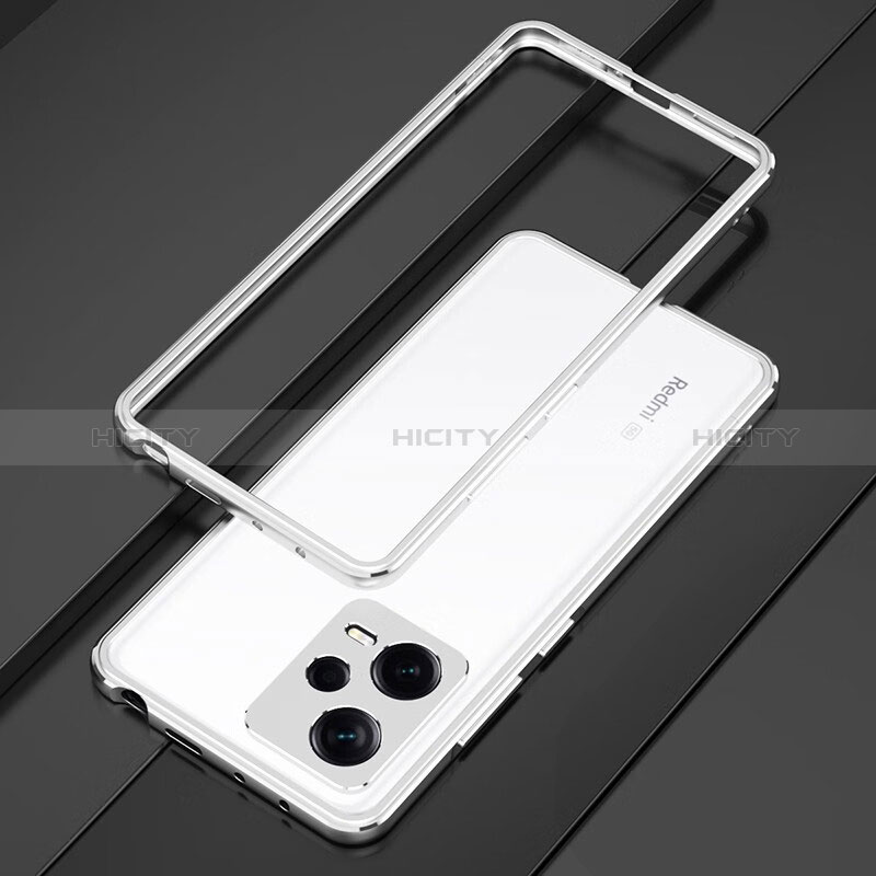 Handyhülle Hülle Luxus Aluminium Metall Rahmen Tasche S01 für Xiaomi Redmi Note 12 Explorer