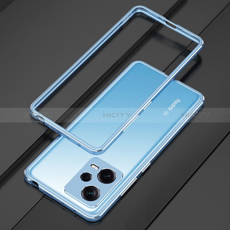 Handyhülle Hülle Luxus Aluminium Metall Rahmen Tasche S01 für Xiaomi Redmi Note 12 Pro+ Plus 5G