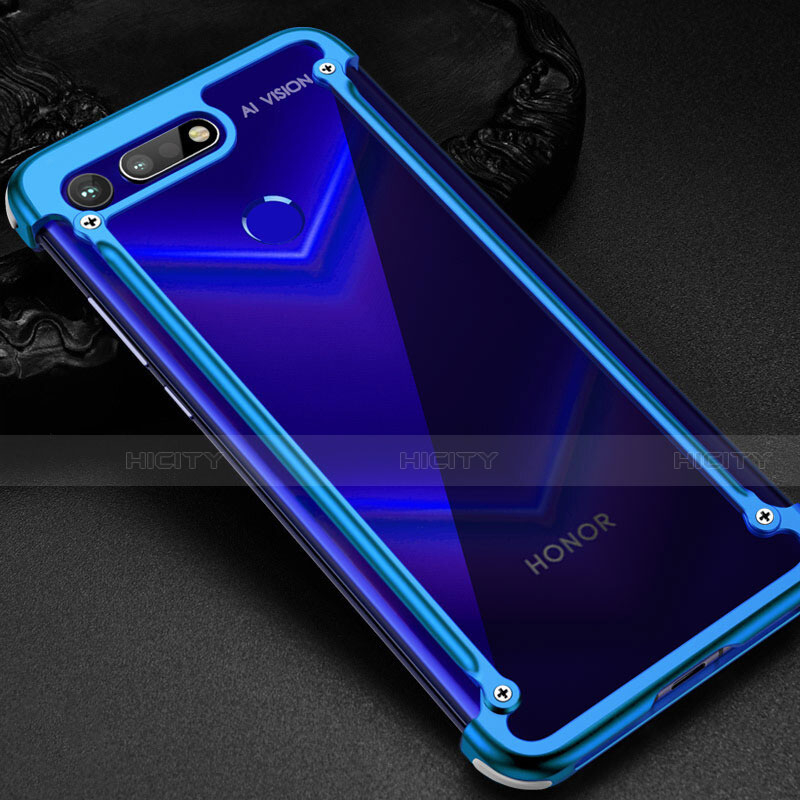 Handyhülle Hülle Luxus Aluminium Metall Rahmen Tasche T01 für Huawei Honor V20