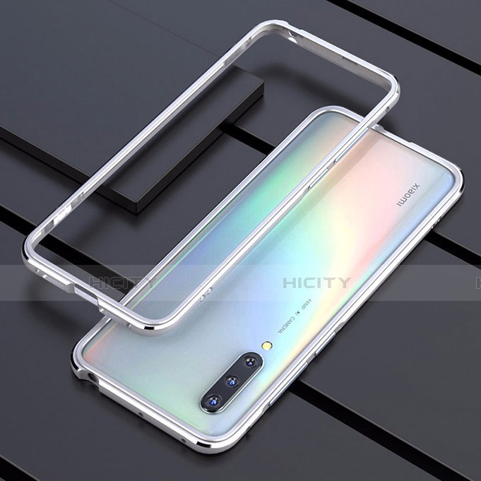 Handyhülle Hülle Luxus Aluminium Metall Rahmen Tasche T01 für Xiaomi Mi A3 groß