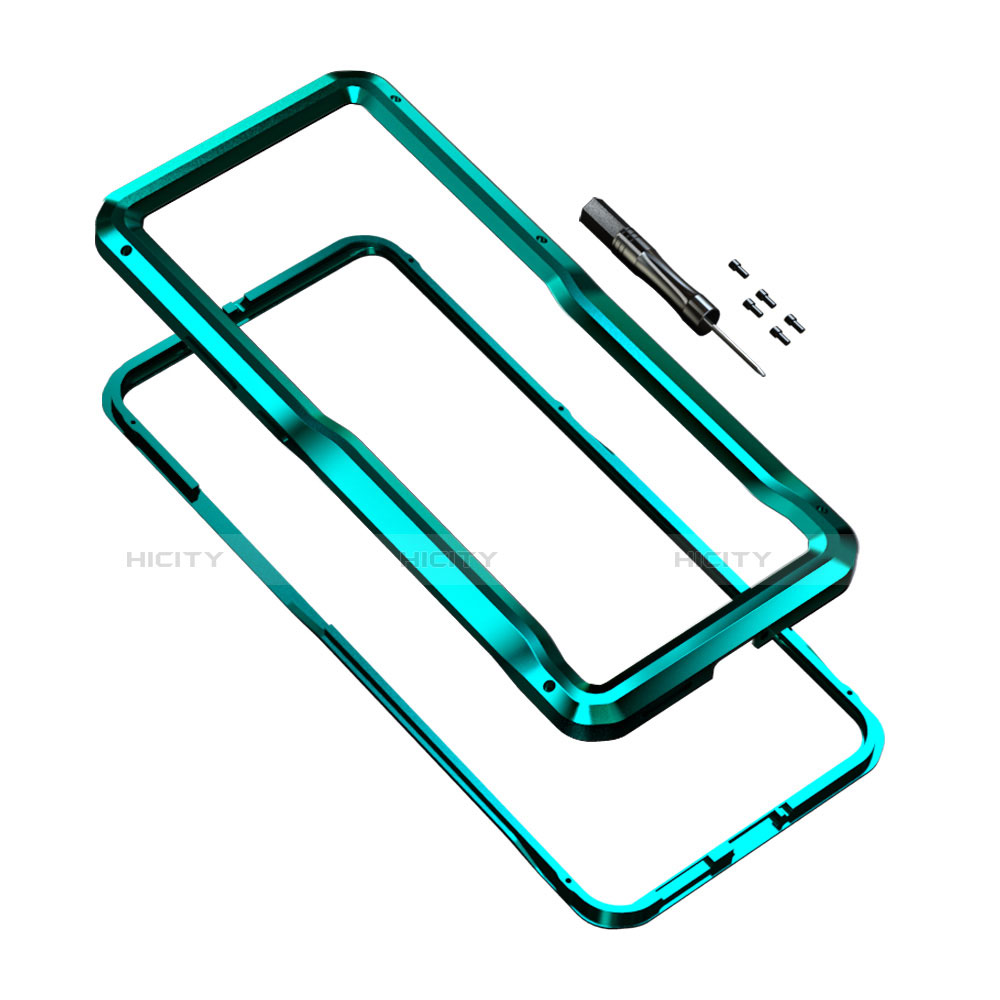 Handyhülle Hülle Luxus Aluminium Metall Rahmen Tasche T02 für Huawei P40 Pro