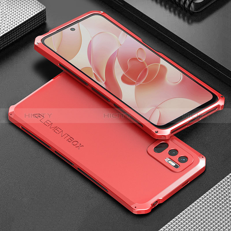 Handyhülle Hülle Luxus Aluminium Metall Tasche 360 Grad Ganzkörper für Xiaomi Redmi Note 10 JE 5G