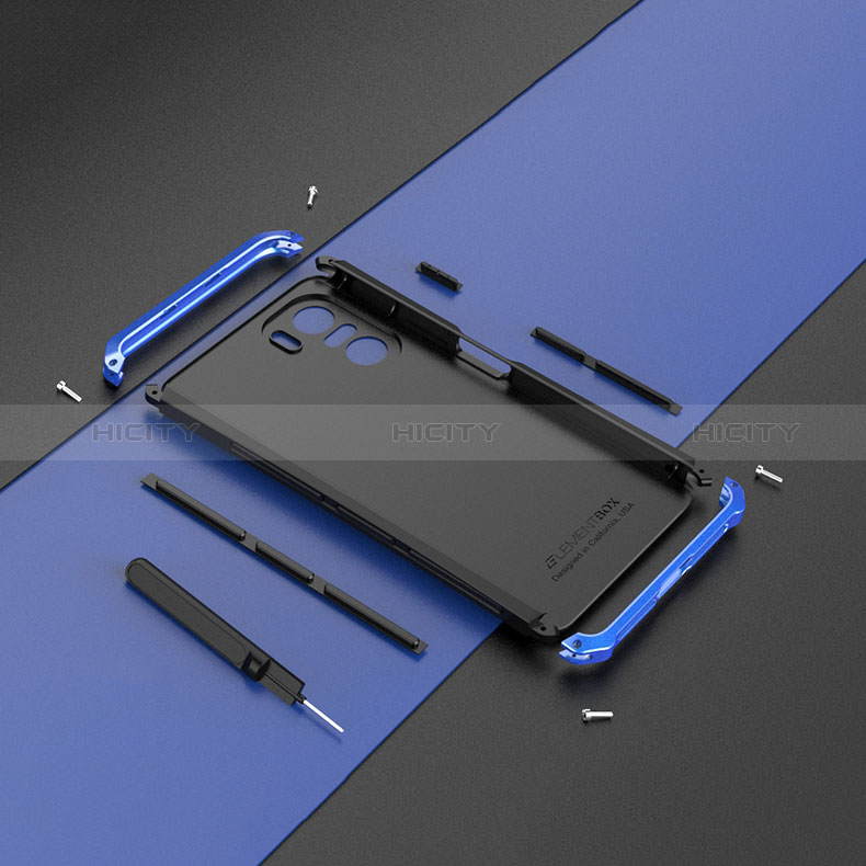 Handyhülle Hülle Luxus Aluminium Metall Tasche 360 Grad Ganzkörper P01 für Xiaomi Mi 11X 5G