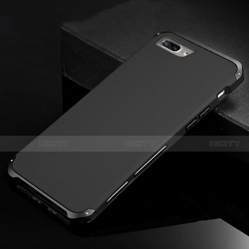 Handyhülle Hülle Luxus Aluminium Metall Tasche für Apple iPhone 7 Plus Schwarz
