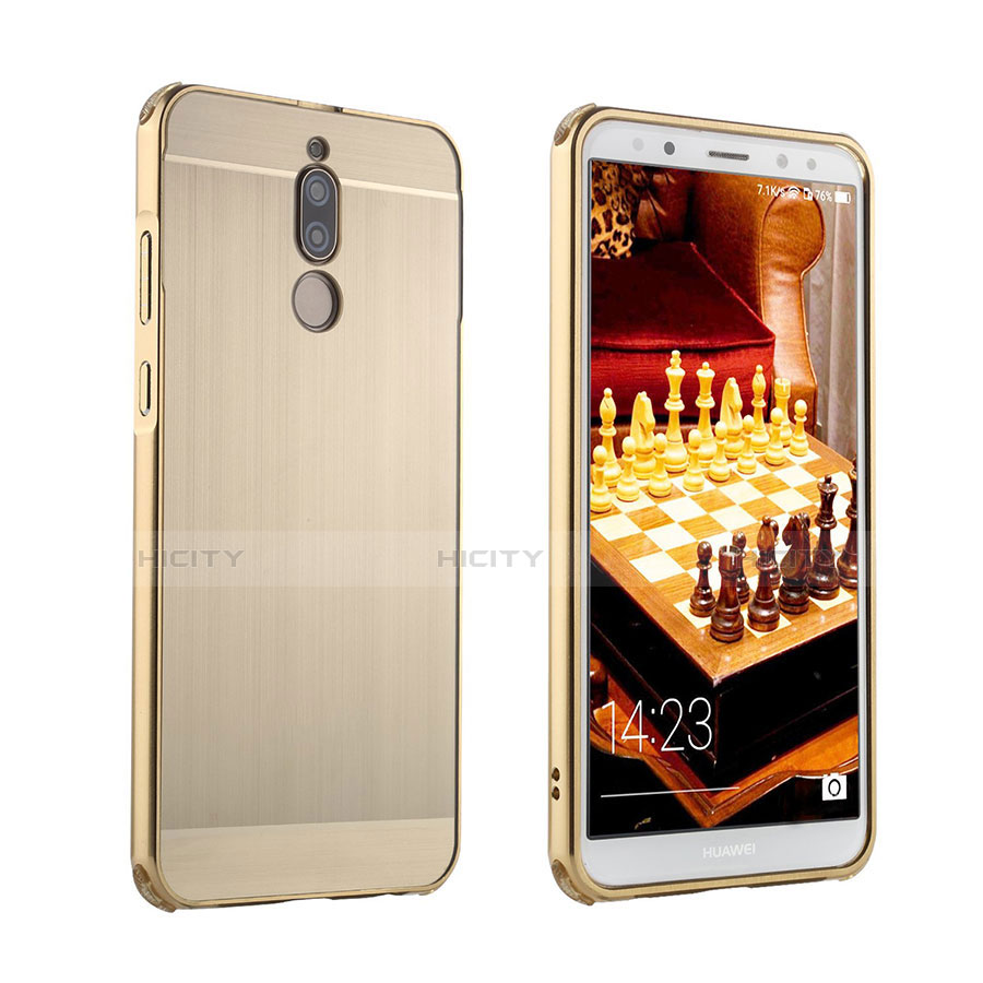 Handyhülle Hülle Luxus Aluminium Metall Tasche für Huawei G10 Gold