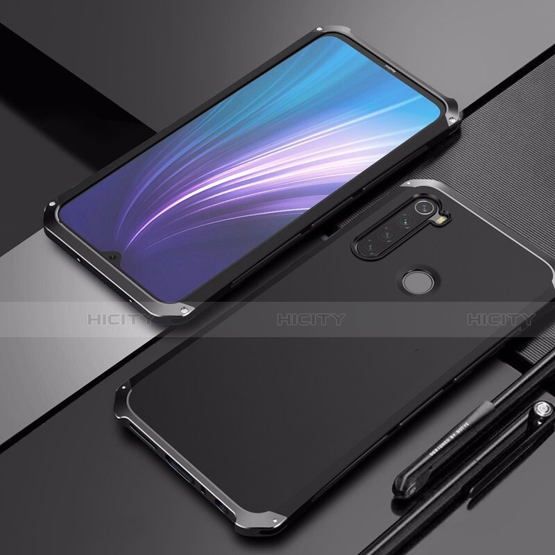 Handyhülle Hülle Luxus Aluminium Metall Tasche für Xiaomi Redmi Note 8T groß