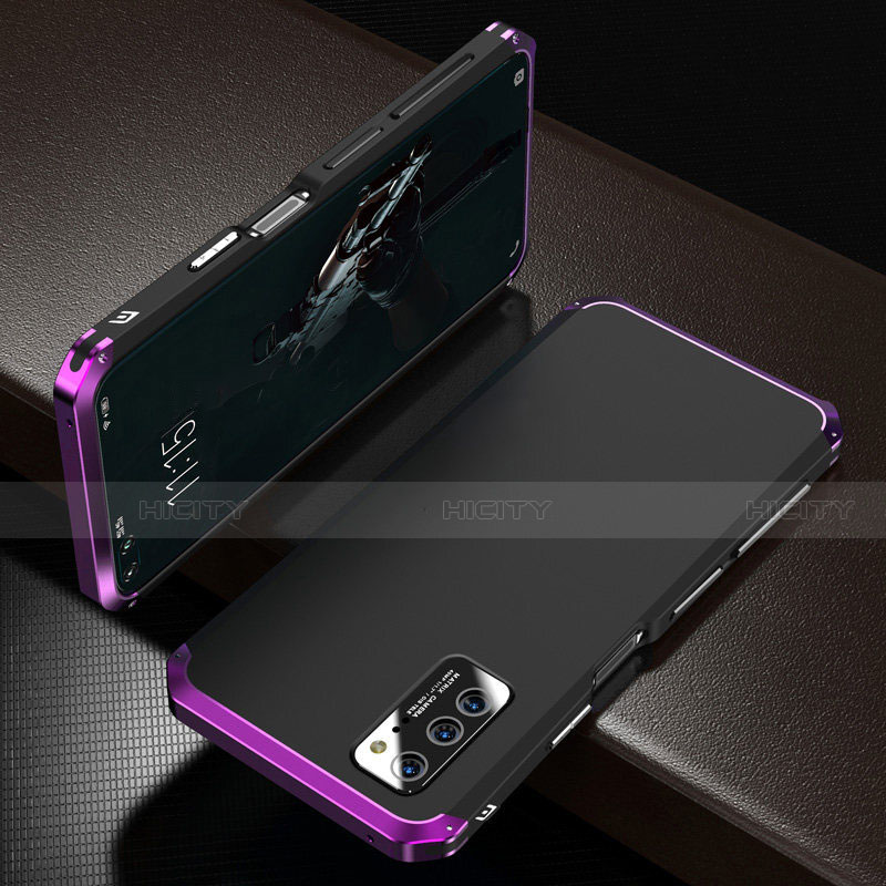 Handyhülle Hülle Luxus Aluminium Metall Tasche M01 für Huawei Honor V30 5G groß