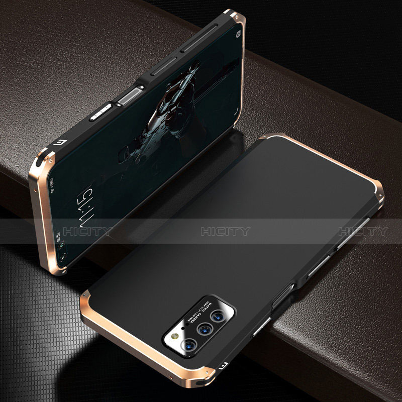 Handyhülle Hülle Luxus Aluminium Metall Tasche M01 für Huawei Honor V30 5G groß