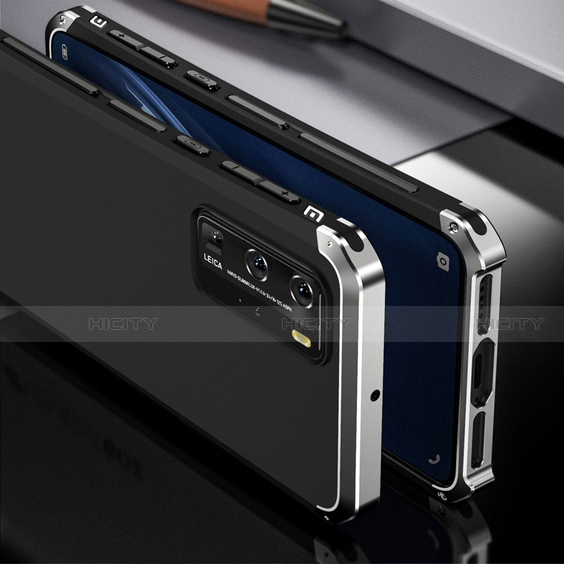 Handyhülle Hülle Luxus Aluminium Metall Tasche N02 für Huawei P40 Pro