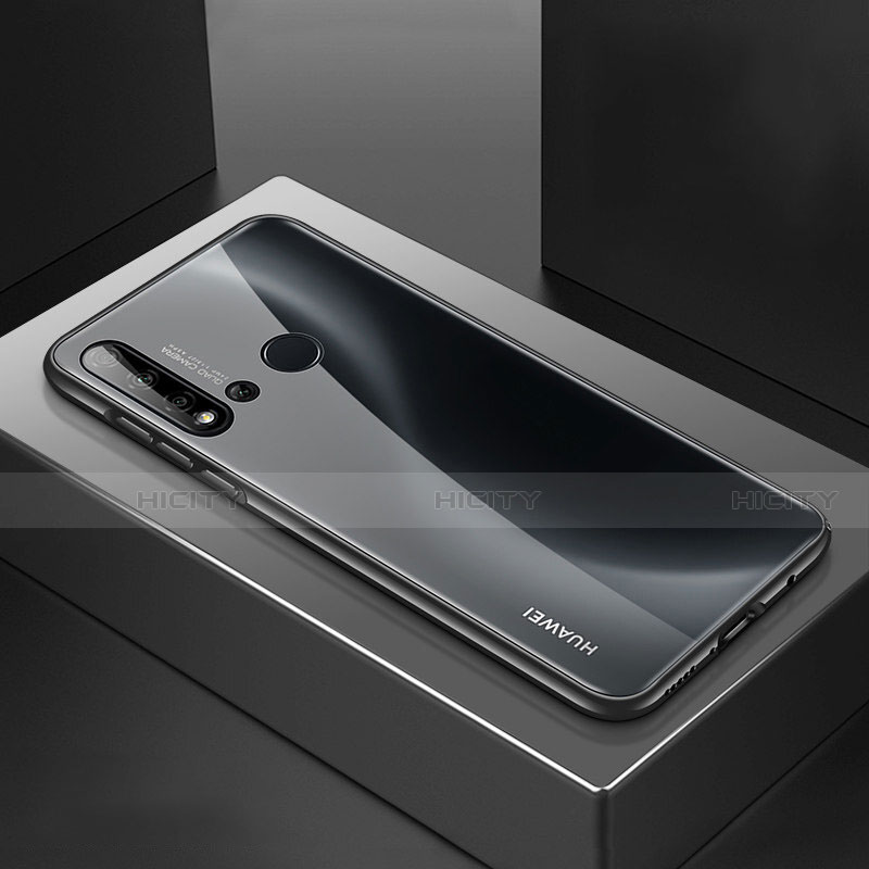 Handyhülle Hülle Luxus Aluminium Metall Tasche T01 für Huawei P20 Lite (2019) groß