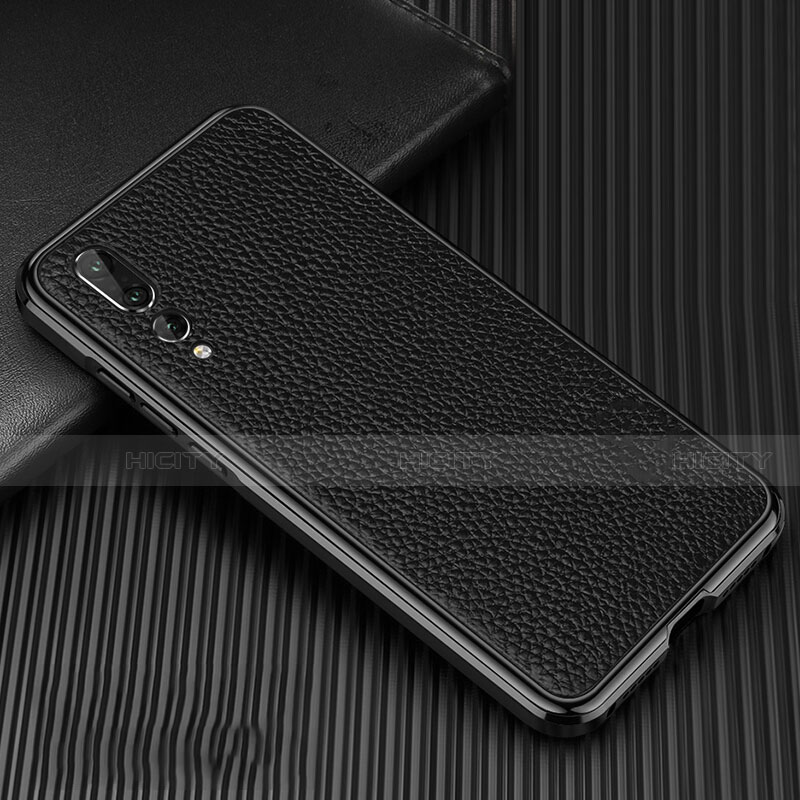 Handyhülle Hülle Luxus Aluminium Metall Tasche T01 für Huawei P20 Pro