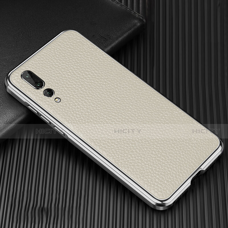 Handyhülle Hülle Luxus Aluminium Metall Tasche T01 für Huawei P20 Pro groß