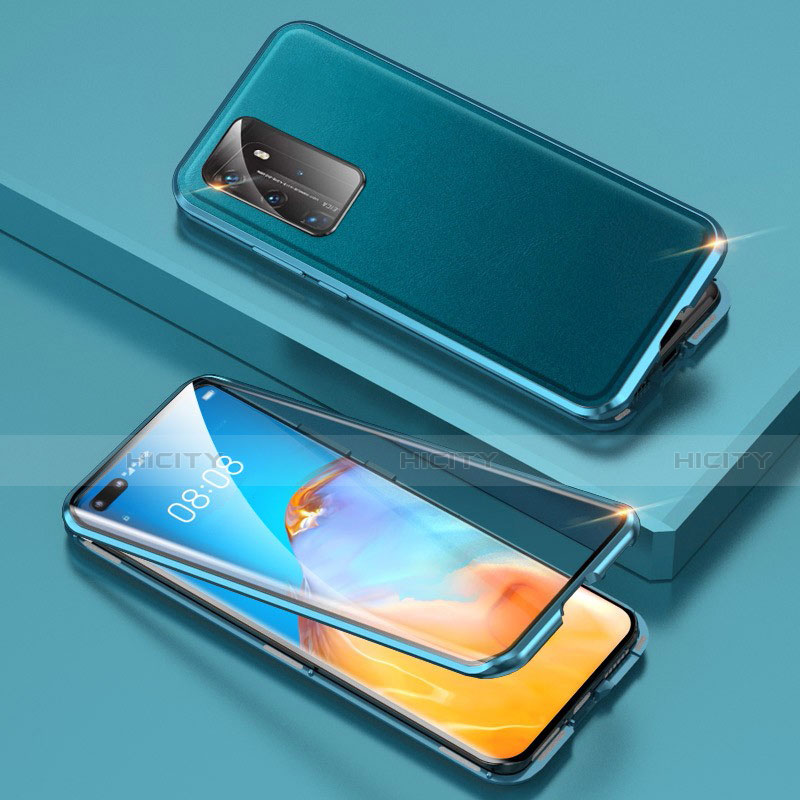 Handyhülle Hülle Luxus Aluminium Metall Tasche T01 für Huawei P40 Pro