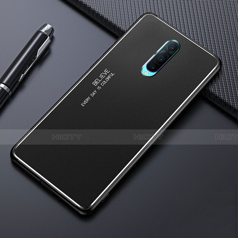 Handyhülle Hülle Luxus Aluminium Metall Tasche T02 für Oppo R17 Pro groß