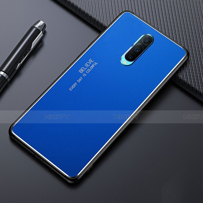 Handyhülle Hülle Luxus Aluminium Metall Tasche T02 für Oppo R17 Pro groß