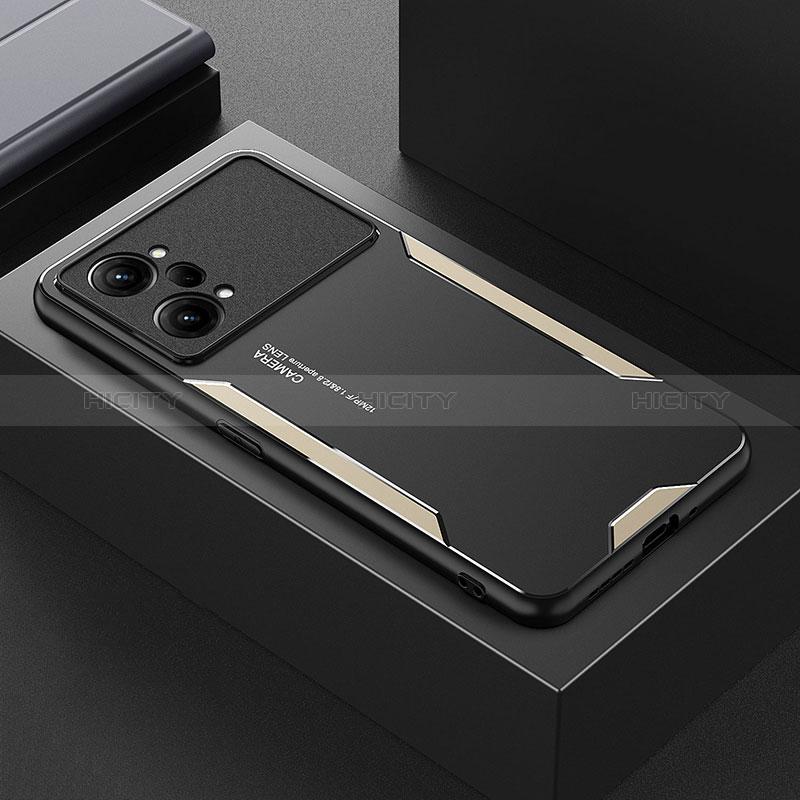 Handyhülle Hülle Luxus Aluminium Metall und Silikon Rahmen Tasche für Oppo K10 Pro 5G