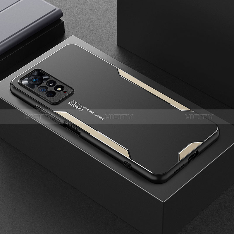Handyhülle Hülle Luxus Aluminium Metall und Silikon Rahmen Tasche für Xiaomi Poco X4 Pro 5G