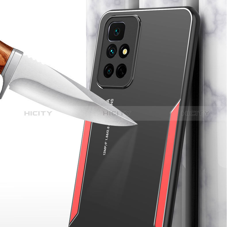 Handyhülle Hülle Luxus Aluminium Metall und Silikon Rahmen Tasche für Xiaomi Redmi 10 (2022)