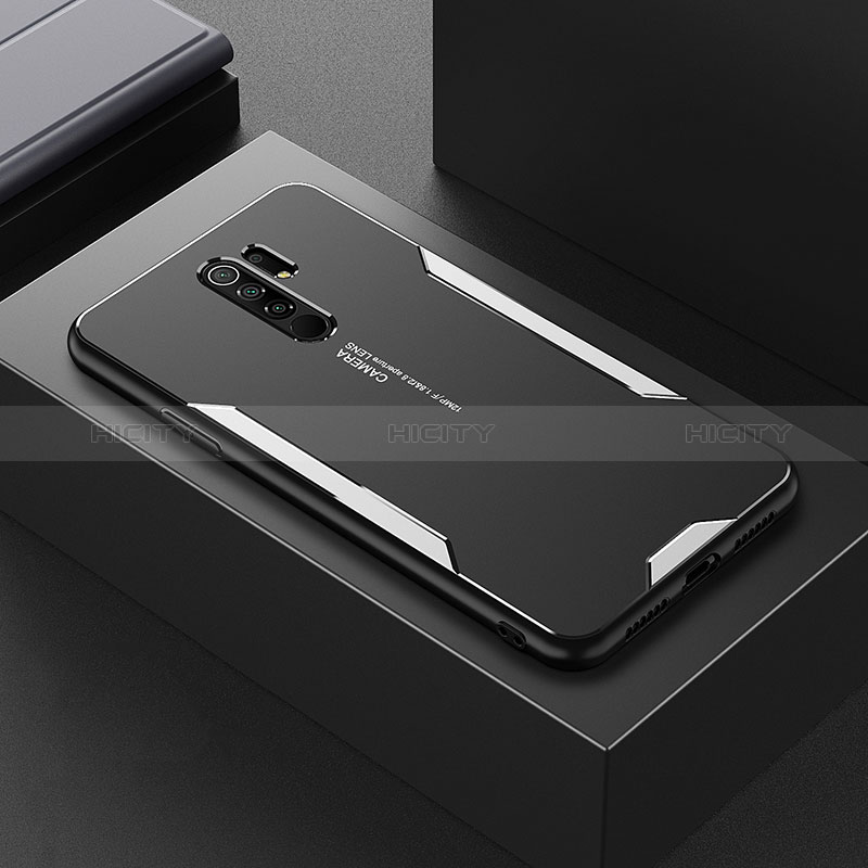 Handyhülle Hülle Luxus Aluminium Metall und Silikon Rahmen Tasche für Xiaomi Redmi 9