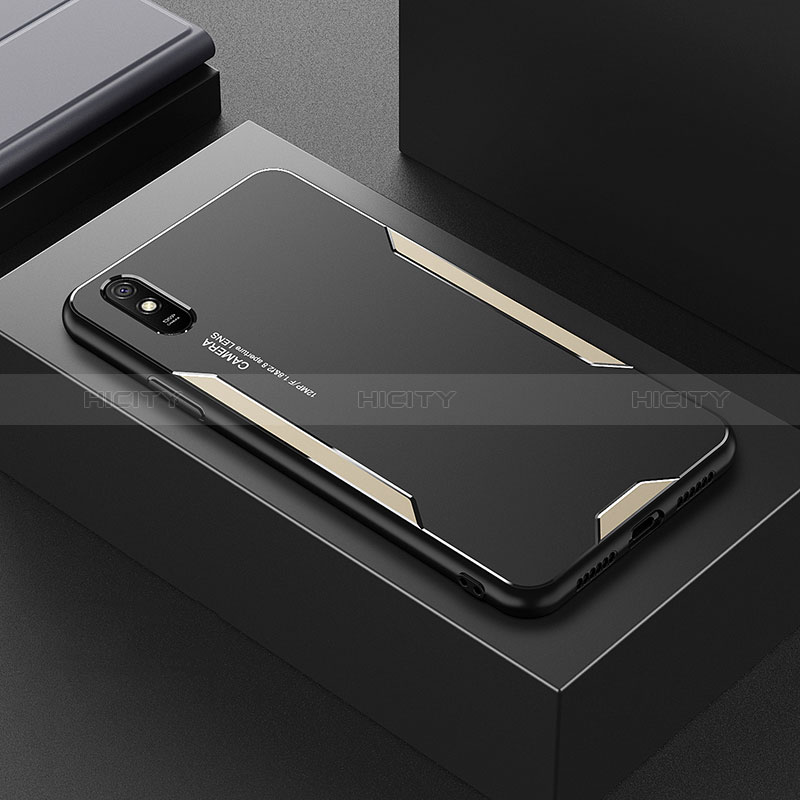 Handyhülle Hülle Luxus Aluminium Metall und Silikon Rahmen Tasche für Xiaomi Redmi 9A