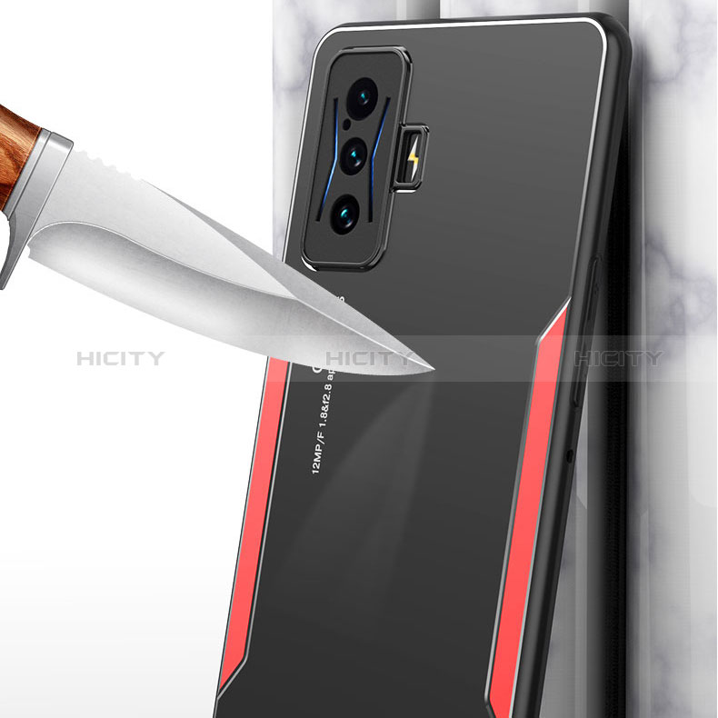 Handyhülle Hülle Luxus Aluminium Metall und Silikon Rahmen Tasche für Xiaomi Redmi K50 Gaming 5G