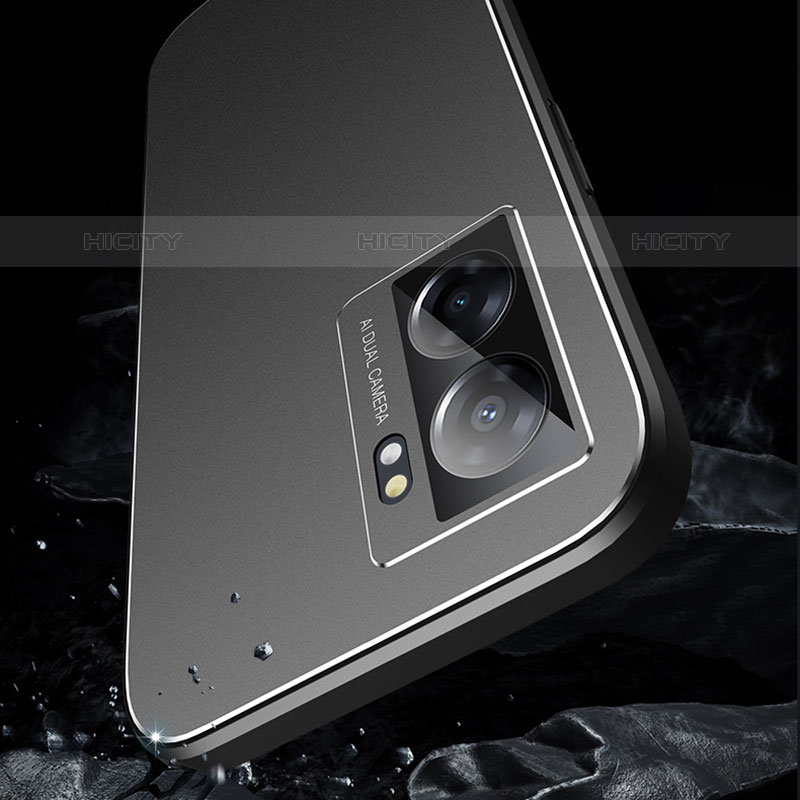 Handyhülle Hülle Luxus Aluminium Metall und Silikon Rahmen Tasche J01 für OnePlus Nord N300 5G groß