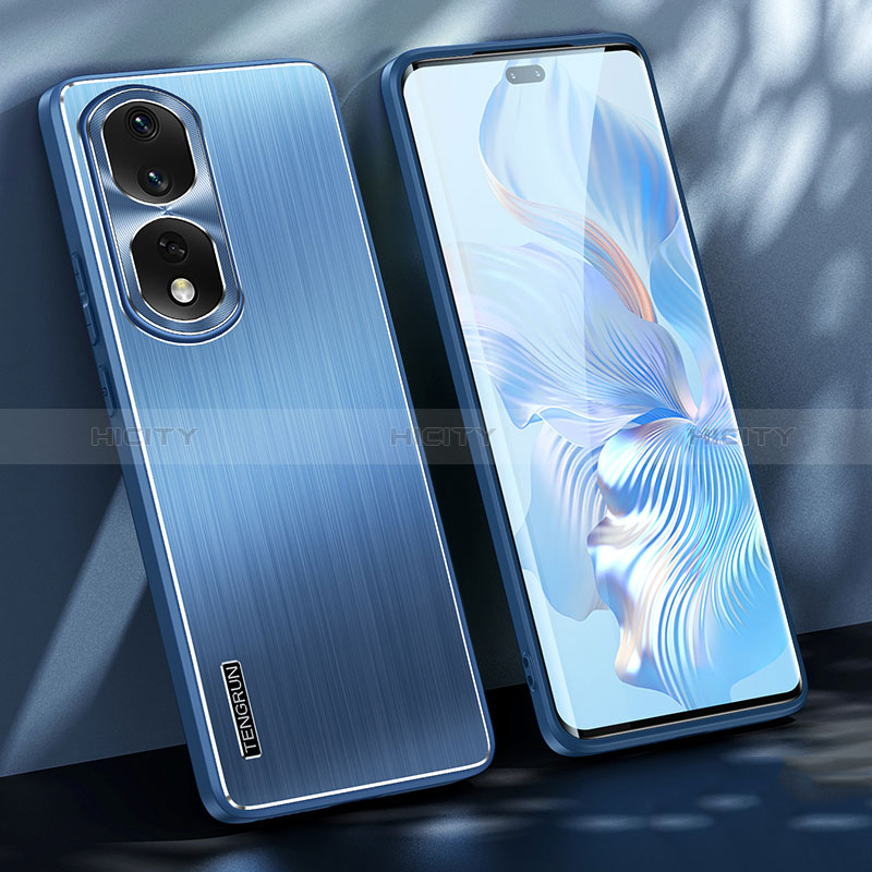 Handyhülle Hülle Luxus Aluminium Metall und Silikon Rahmen Tasche JL1 für Huawei Honor 80 Pro 5G groß