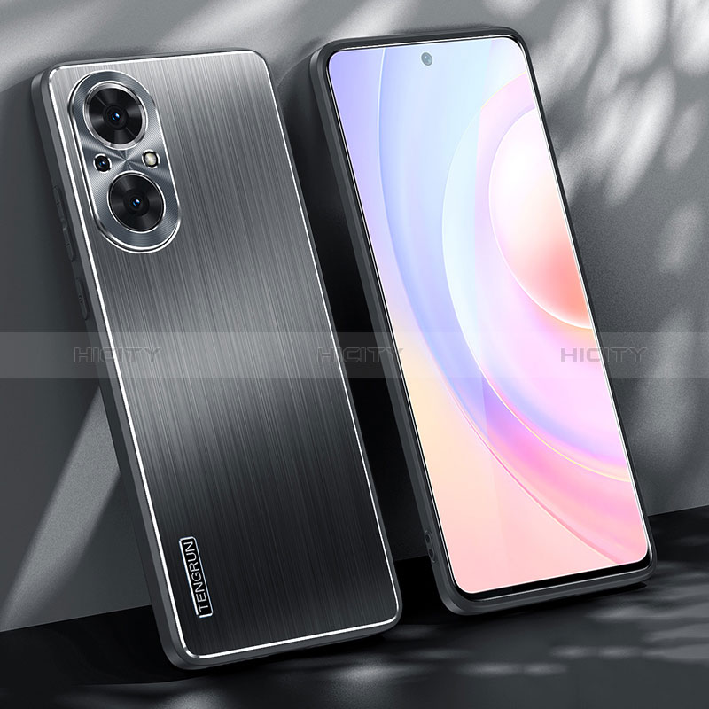 Handyhülle Hülle Luxus Aluminium Metall und Silikon Rahmen Tasche JL1 für Huawei Nova 9 SE groß