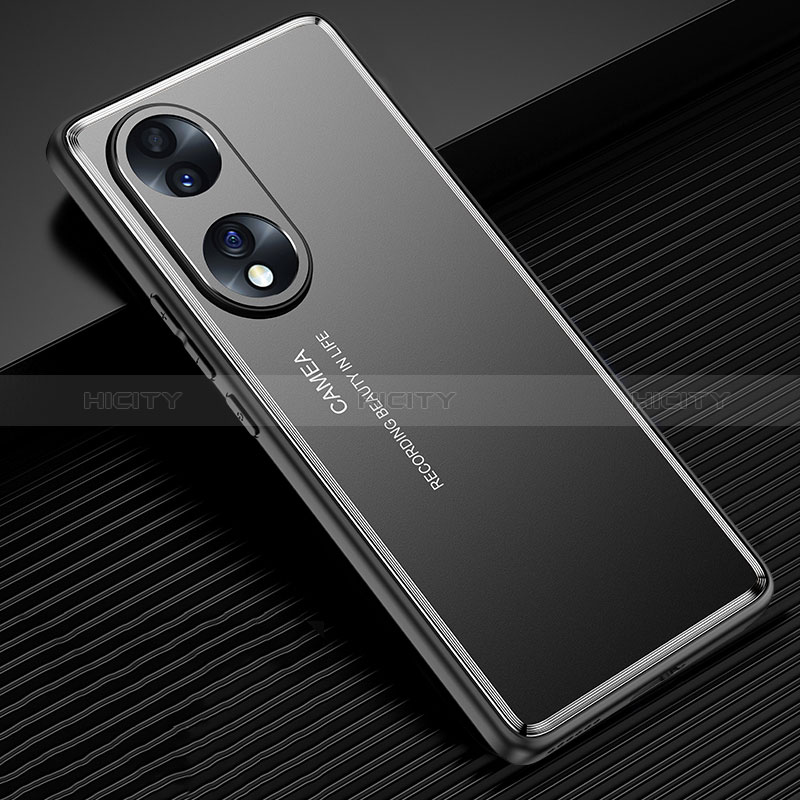 Handyhülle Hülle Luxus Aluminium Metall und Silikon Rahmen Tasche JL2 für Huawei Honor 70 5G