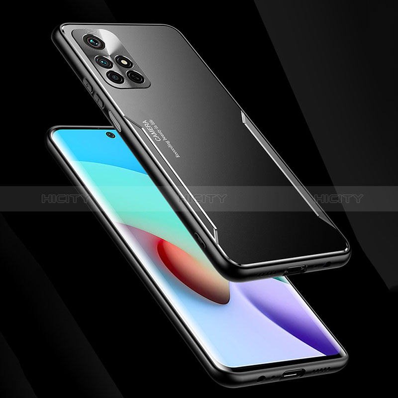 Handyhülle Hülle Luxus Aluminium Metall und Silikon Rahmen Tasche JL2 für Xiaomi Mi 11i 5G (2022)