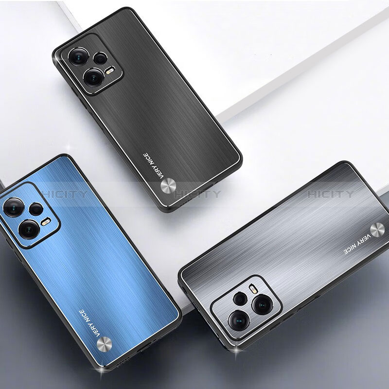 Handyhülle Hülle Luxus Aluminium Metall und Silikon Rahmen Tasche JS1 für Xiaomi Poco X5 5G