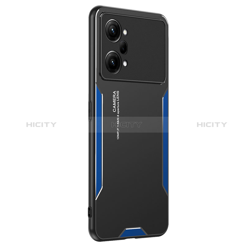 Handyhülle Hülle Luxus Aluminium Metall und Silikon Rahmen Tasche PB1 für Oppo K10 Pro 5G