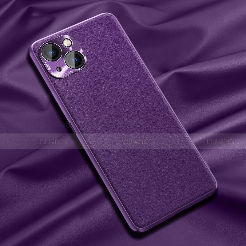 Handyhülle Hülle Luxus Leder Schutzhülle A01 für Apple iPhone 13 Mini Violett