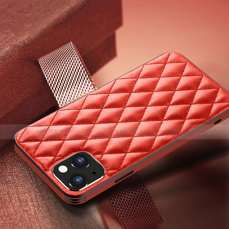 Handyhülle Hülle Luxus Leder Schutzhülle A07 für Apple iPhone 13 Rot