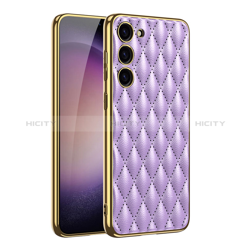 Handyhülle Hülle Luxus Leder Schutzhülle AC1 für Samsung Galaxy S23 5G Violett