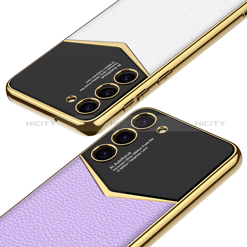 Handyhülle Hülle Luxus Leder Schutzhülle AC4 für Samsung Galaxy S22 Plus 5G