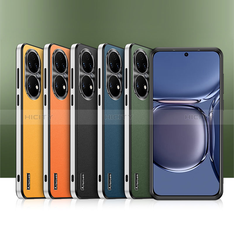 Handyhülle Hülle Luxus Leder Schutzhülle AT1 für Huawei P50 Pro